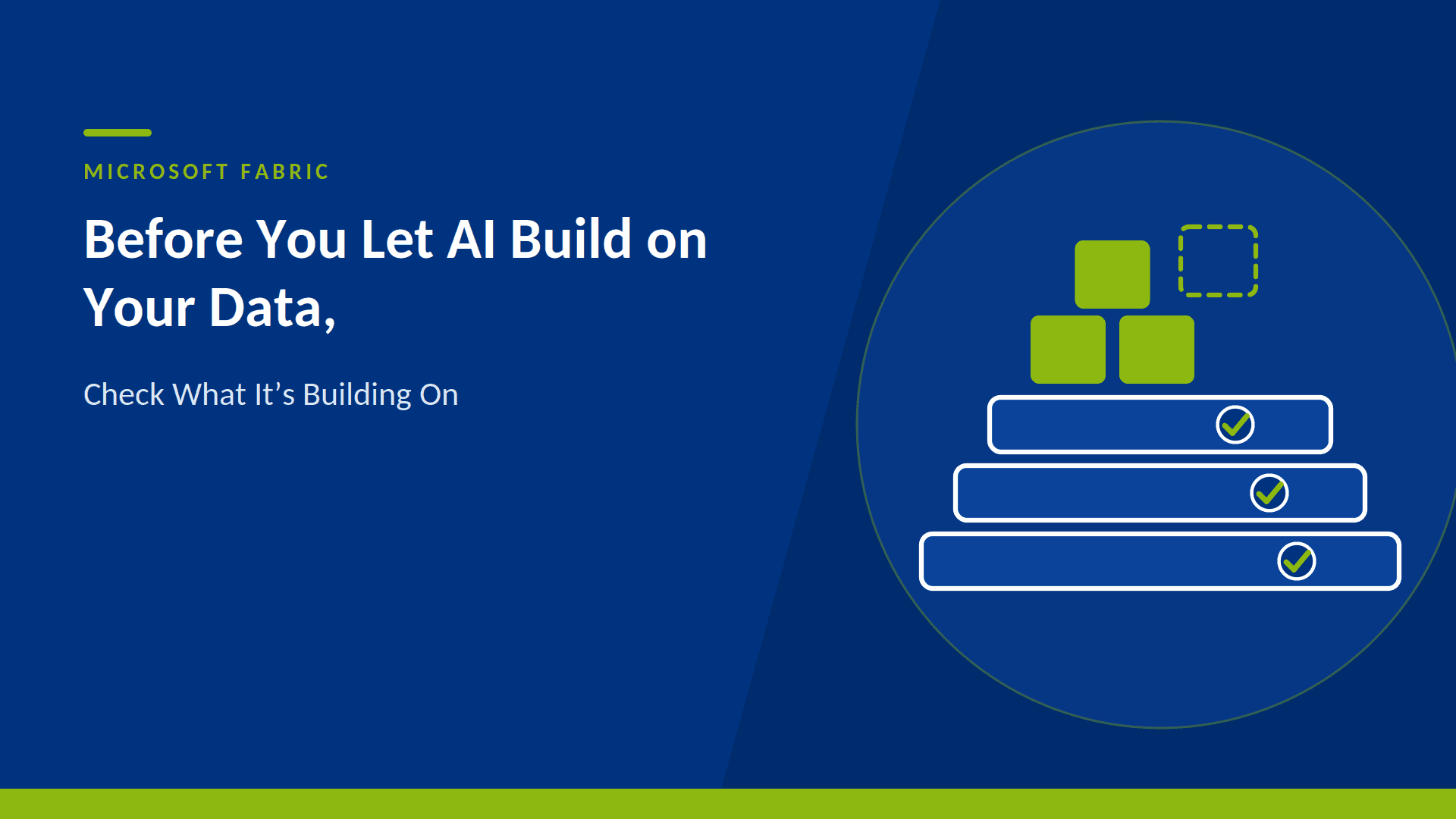 Before You Let AI Build on Your Data, Check What It’s Building On